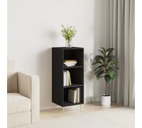 Vidaxl Buffet Noir 34,5x32,5x90 Cm Bois D'ingénierie Multicolore