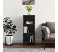 Vidaxl Buffet Noir 34,5x32,5x90 Cm Bois D'ingénierie Multicolore