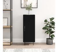 Vidaxl Buffet Noir 34,5x34x90 Cm Bois D'ingénierie Multicolore