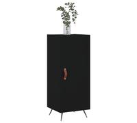 Vidaxl Buffet Noir 34,5x34x90 Cm Bois D'ingénierie Multicolore