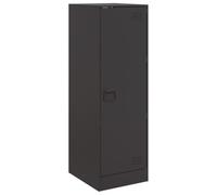 vidaXL Buffet armoire de rangement 34,5×39×107 cm acier noir – 841703