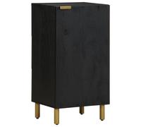 Vidaxl Buffet Noir 40x33x75 Cm Bois D'ingénierie Marron
