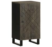 Vidaxl Buffet Noir 40x33x75 Cm Bois Massif De Manguier Marron