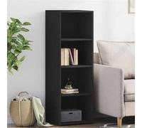 vidaXL Buffet 846384 - bois d'ingénierie noir 40x41x124 cm