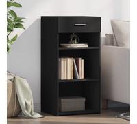 Vidaxl Buffet Noir 45x42,5x93 Cm Bois D'ingénierie Multicolore