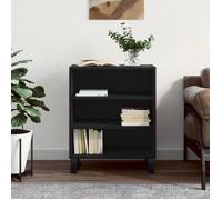 vidaXL Buffet noir 57x35x70 cm bois d’ingénierie 827141