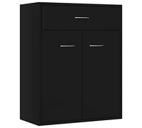 vidaXL Buffet Noir 60x30x75 cm Aggloméré