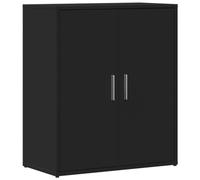 vidaXL Buffet noir 60x31x70 cm bois d'ingénierie, armoire de rangement, meuble d'entrée, meuble d'appoint, meuble de 840458