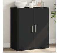 vidaXL Buffet noir 60x31x70 cm bois d'ingénierie, armoire de rangement, meuble d'entrée, meuble d'appoint, meuble de 840458