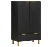 Buffet noir 60x33x100 cm bois d'ingénierie armoire latérale vidaXL