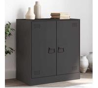 vidaXL Buffet noir 67x39x73 cm acier, armoire, armoire latérale, armoire de rangement, armoires, placard, buffet haut, 841673