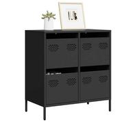 vidaXL Buffet armoire de rangement avec organisateur intérieur, acier laminé à froid