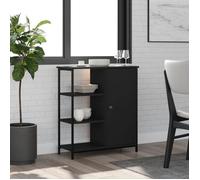 vidaXL Buffet noir 70x30x80 cm bois d'ingénierie 835489