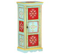 vidaXL Buffet peint à la main en bois de manguier solide 40x30x90 cm