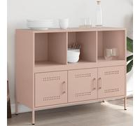vidaXL Buffet, Armoire avec Pieds et Compartiments, Placard avec Porte, Meuble de Rangement Salon Intérieur, Rose 843091