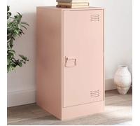 vidaXL Buffet rose 34,5x39x73 cm acier, armoire, placard, buffet haut, armoire latérale, armoire de rangement, organisateur 841710