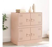 vidaXL Buffet rose 67x39x73 cm acier, armoire, armoire latérale, armoire de rangement, armoires, placard, buffet haut, 841650