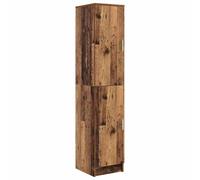 vidaXL Buffet Rustique Bois Ancien Solide Récupéré 2 Portes Solution de Rangement Autonome pour Salle à Manger Salon Organisation à Domicile Meuble Vaisselier Texturé Ample Deux Portes