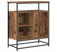 Buffet rustique - vidaXL - Vieux bois - 3 compartiments - MDF et métal - Marron