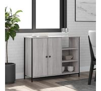 vidaXL Buffet sonoma gris 100x33x75 cm bois d'ingénierie 835552
