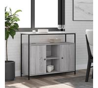 vidaXL Buffet sonoma gris 100x35x80 cm bois d'ingénierie 835502