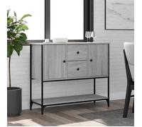 vidaXL Buffet sonoma gris 100x36x85 cm bois d'ingénierie 835557