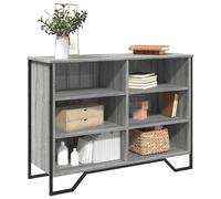 Vidaxl Buffet Sonoma Gris 101x35,5x74,5 Cm Bois D'ingénierie Multicolore