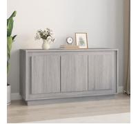 vidaXL Buffet sonoma gris 102x35x55 cm bois d'ingénierie 831891