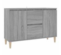 vidaXL Buffet Sonoma gris 101x35x70 cm Bois d'ingénierie 815163