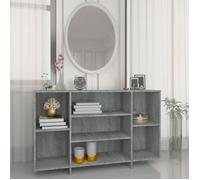 vidaXL Buffet Sonoma Gris 120 x 30 x 75 cm Aggloméré