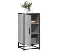 vidaXL Buffet 848942 Sonoma gris, 35,5x35x76 cm, bois d'ingénierie et métal