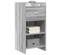 vidaXL Buffet Sonoma gris 40 x 36 x 80 cm Bois d'ingénierie