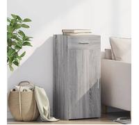 vidaXL Buffet Sonoma Gris 40x42,5x93 cm Bois d'ingénierie