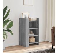Vidaxl Buffet Sonoma Gris 45x35x75 Cm Bois D'ingénierie Marron