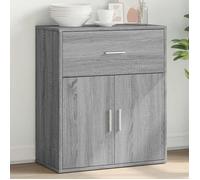vidaXL Buffet sonoma gris 60x31x70 cm bois d'ingénierie, armoire de rangement, meuble d'entrée, meuble d'appoint, meuble de 840469