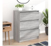 vidaXL Buffet Sonoma gris 60x35x76 cm Bois d'ingénierie 815511