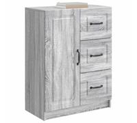 vidaXL Buffet Sonoma Gris 66 x 34,5 x 87 cm Bois d'ingénierie, Buffet élégant, Design rectangulaire, Rangement Moderne, Un Grand Espace pour Tout Organiser à la Maison