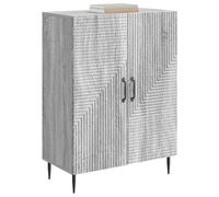 vidaXL Buffet Sonoma Gris 66 x 34,5 x 89,5 cm Bois d'ingénierie, Buffet stylé, Rangement Vintage, armoires rectangulaires pour Salle à Manger, Solution spacieuse, Organisateur déco