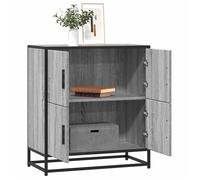 vidaXL Buffet sonoma gris 68x35x76 cm bois d'ingénierie, armoire de rangement, meuble d'entrée, meuble d'appoint, meuble de 848992