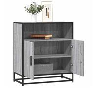 vidaXL Buffet sonoma gris 68x35x76 cm bois d'ingénierie, armoire de rangement, meuble d'entrée, meuble d'appoint, meuble de 849002