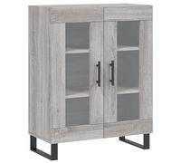 vidaXL Buffet Sonoma Gris 69,5x34x90 cm Bois d'ingénierie