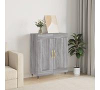 vidaXL Buffet sonoma gris 69,5x34x90 cm bois d'ingénierie