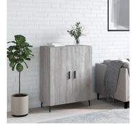 vidaXL Buffet sonoma gris 69,5x34x90 cm bois d'ingénierie 827746