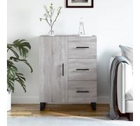 vidaXL Buffet sonoma gris 69,5x34x90 cm bois d'ingénierie