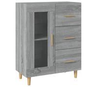 Vidaxl Buffet Sonoma Gris 69,5x34x90 Cm Bois D'ingénierie Multicolore