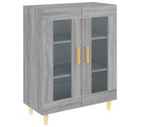Vidaxl Buffet Sonoma Gris 69,5x34x90 Cm Bois D'ingénierie Multicolore