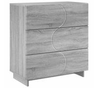 vidaXL Buffet Sonoma Gris 70 x 38 x 75 cm Bois d'ingénierie