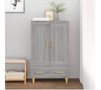 vidaXL Buffet Sonoma gris 70x31x115 cm Bois d'ingénierie 817484