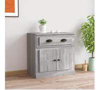 vidaXL Buffet Sonoma gris Bois d'ingénierie 70x35,5x67,5 cm