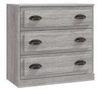 Vidaxl Buffet Sonoma Gris 70x35,5x67,5 Cm Bois D'ingénierie Multicolore